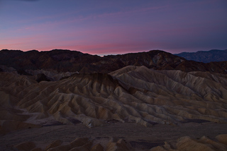 Zabriskie Point Alternate View At Sunrise