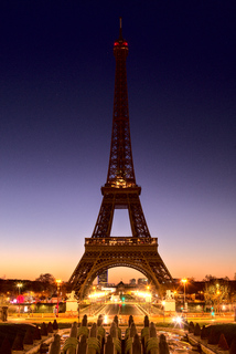 Eiffel Tower At Sunrise